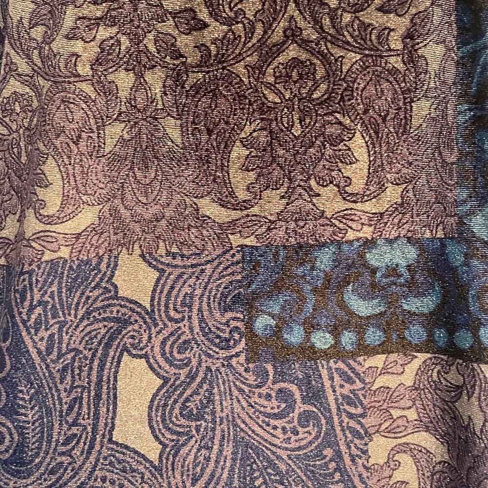 Chico's Midnight Paisley Patchwork Tunic Size 0 (… - image 6